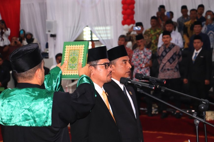 Ahmad Taridi Resmi Jabat Ketua DPRD Kampar
