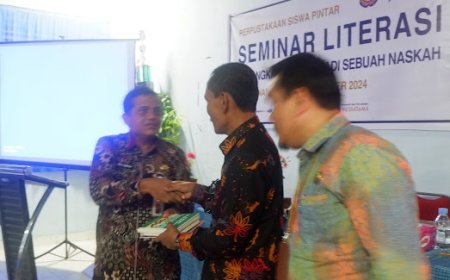 Perpustakaan SMANSA Bangkot Laksanakan Seminar Literasi
