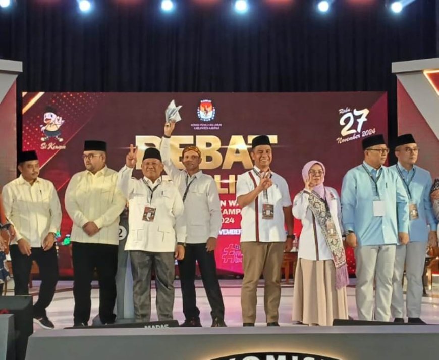 Empat Paslon Bupati Kampar Adu Argumen Tentang Persoalan Banjir dan Pariwisata