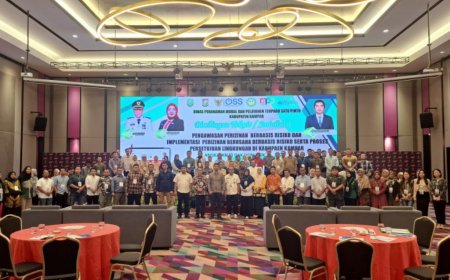 Sebanyak 100 Pelaku Usaha UMK dan non UMK Ikuti Bimtek DPMPTSP Kampar