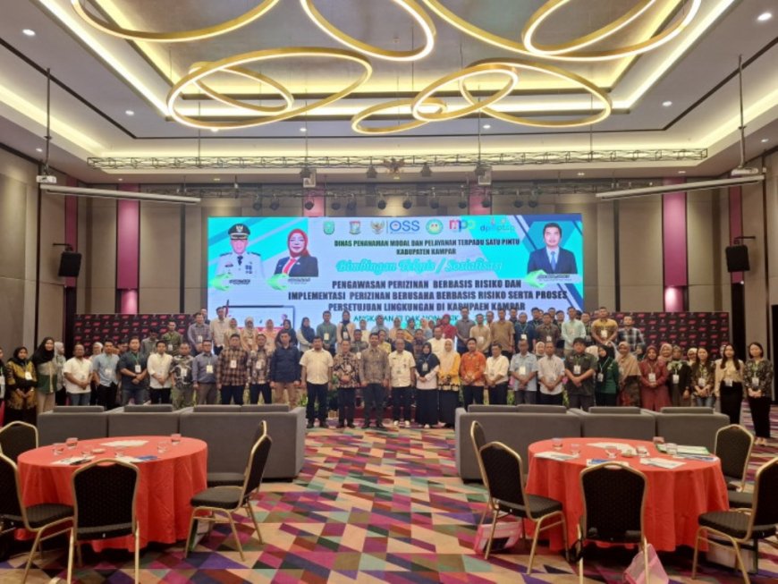 Sebanyak 100 Pelaku Usaha UMK dan non UMK Ikuti Bimtek DPMPTSP Kampar