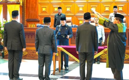 Wabup Husni Lantik Tiga Pejabat Pimpinan Tinggi Pratama