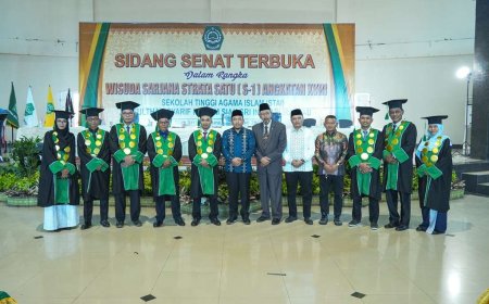 Sebanyak 118 Mahasiswa STAI Di Siak Hari ini Resmi Sandang Gelar Sarjana