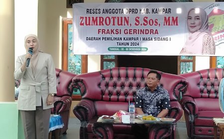 Zumrotun Tampung Sederet Aspirasi Warga Di Kecamatan Bangkinang dan Kuok