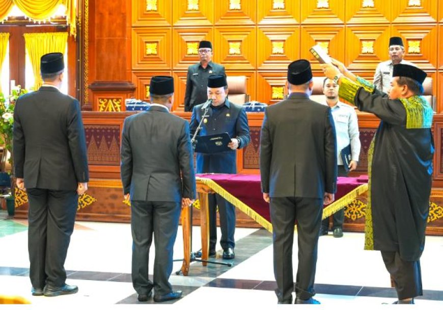 Wabup Husni Lantik Tiga Pejabat Pimpinan Tinggi Pratama
