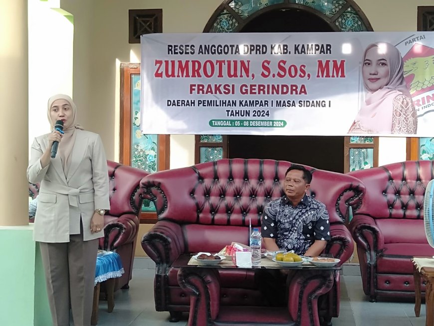 Zumrotun Tampung Sederet Aspirasi Warga Di Kecamatan Bangkinang dan Kuok