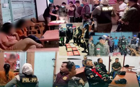 Satpol PP Kampar Gelandang Dua Wanita Penghibur dan Amankan 135 Miras Di Siak Hulu