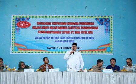 Tiga Kampung Di Siak Terima Sertifikat Tanah Program PTSL