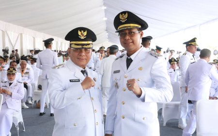 Bistamam dan Jhoni Charles Dilantik Oleh Prabowo Subianto Sebagai Bupati dan Wakil Bupati Rohil
