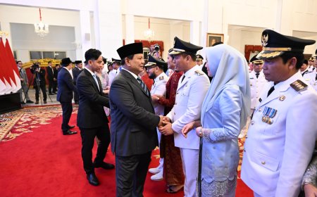 Agung Nugroho dan Markarius Anwar Dilantik Presiden Prabowo Subianto Sebagai Walikota dan Wakil Walikota Pekanbaru