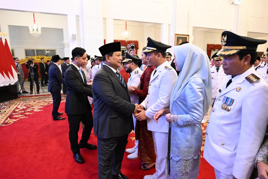 Agung Nugroho dan Markarius Anwar Dilantik Presiden Prabowo Subianto Sebagai Walikota dan Wakil Walikota Pekanbaru