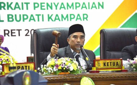 Ketua DPRD Kampar Ajak Masyarakat Dukung Visi Misi Bupati