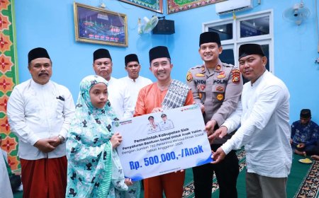 Sekda Siak Safari Ramadhan Di Kecamatan Sungai Mandau