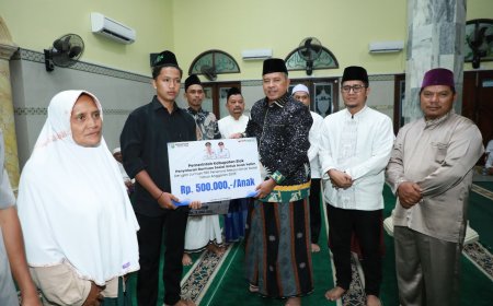 Alfedri Safari Ramadhan Di Kampung Teluk Merbau