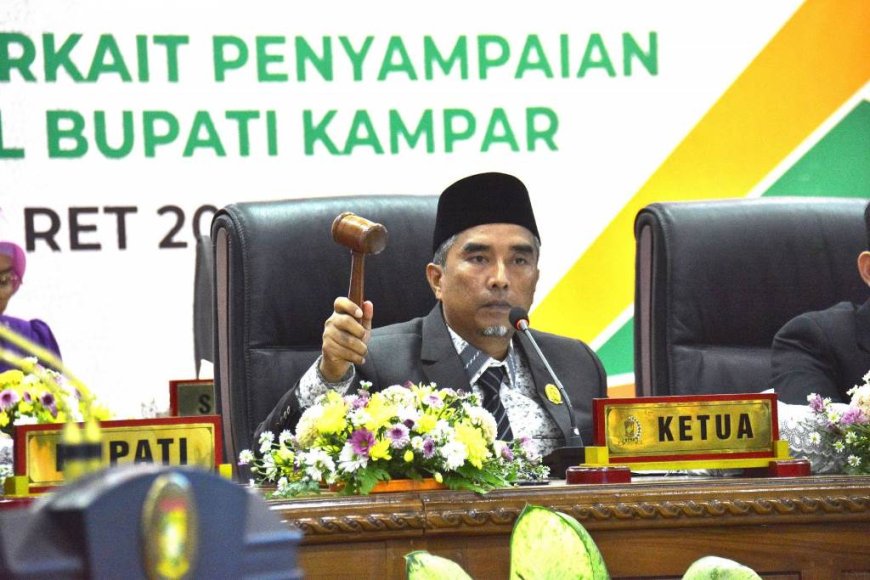 Ketua DPRD Kampar Ajak Masyarakat Dukung Visi Misi Bupati
