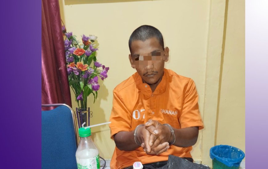 Polsek Tapung Hulu Grebek Pengguna Sabu Di Rumah Kontrakannya Di Tapung Hulu