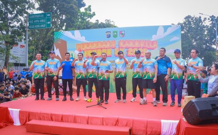 Wako dan Wawako Pekanbaru Ikuti Pekanbaru Fun Run 5K 2025 