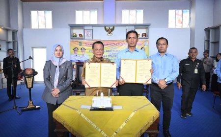 Bupati dan Kajari Rohil  Teken MoU Perkuat Tata Kelola Pemerintahan Yang Bersih Dan Transparan