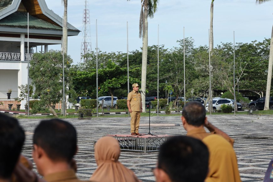 Wabup Siak Ingatkan ASN Tetap Fokus Kerja Meski Kondisi Keuangan Belum Stabil