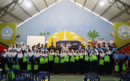 Jaksa Ajak Pelajar SMP 14 Ambon Cegah Prilaku Bullying dan Penyalahgunaan Medsos