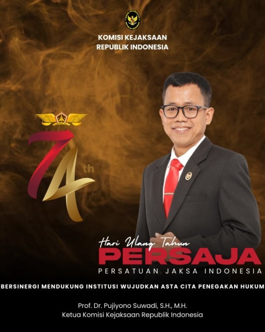 Profesional dan Berintegritas Adalah Harapan Prof. Pujiyono Suwadi Pada Ultah PERSAJA ke-74