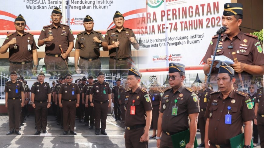 Agoes SP : Amanat Jaksa Agung Sebut Kedudukan Jaksa Di Negara Hukum Adalah Pemegang Kunci Rahasia Kesejahteraan Umum