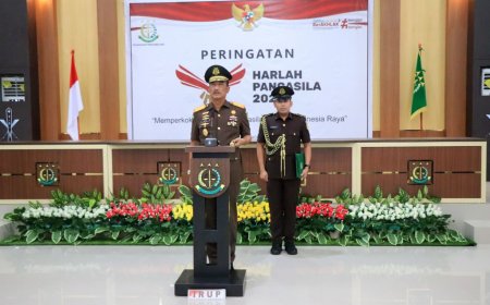 Kajati Maluku Bacakan Amanat Kepala Badan Pembinaan Ideologi Pancasila pada Hari Lahir Pancasila