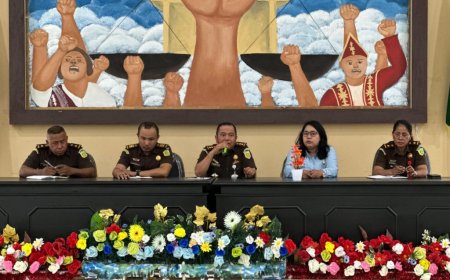 Plt. Kajari SBB Maluku Evaluasi Pencanangan Zona Integritas Menuju WBK/WBBM 2025