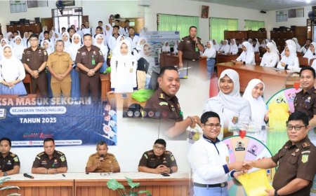 Jaksa Masuk Sekolah Nyasar Ke SMA Negeri 13 Ambon Bentuk Agen Perubahan Cegah Bullying dan Penyalahgunaan Medsos