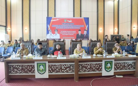 Bupati Bengkalis Jelaskan Visi dan Misi Periode Kedua Kepemimpinanya Pada Pembukaan Musrenbang RPJMD
