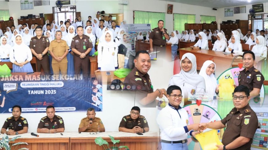 Jaksa Masuk Sekolah Nyasar Ke SMA Negeri 13 Ambon Bentuk Agen Perubahan Cegah Bullying dan Penyalahgunaan Medsos