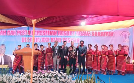 Bupati Bengkalis Berharap Keberadaan HKBP Resort Agave Sukatani Jadi Pelopor Bangun Hubungan Lintas Suku dan Agama Yang Harmonis