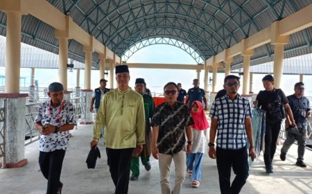 Hadiri Penutupan MTQ ke-43, Pj. Sekda Provinsi Riau Tiba Di Bengkalis Disambut Sekda Bengkalis