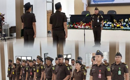 Pimpin Apel Pagi, Plt. Kajari SBB Apresiasi dan Beri Motovasi Raih WBK 2025