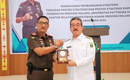 Kajati Maluku Buka Exit Meeting  Untuk Pengamanan Pembangunan Proyek Strategis