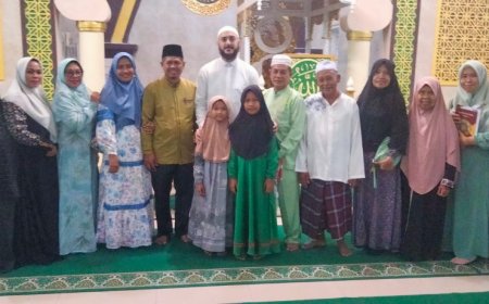 Pj. Penghulu Sintong Bakti Abdul Razak Ikuti Kajian Islam Di Masjid Raya An-Nur Sintong Bakti