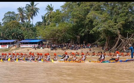 Lomba Pacu Jalur Rayon 4 Kuansing, Jalur Lompatan Keramat Panjang Juara Pertama