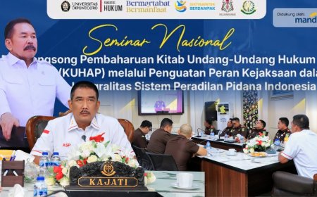 Kajati Maluku Ikuti Arahan Jaksa Agung  Dalam  Seminat Nasional Di Fakultas Hukum Universitas Diponegoro