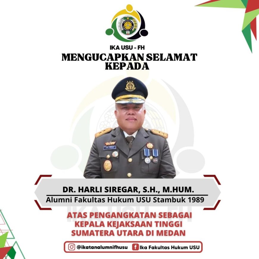 Harli Siregar Jabat Sebagai Kajati Sumatera Utara