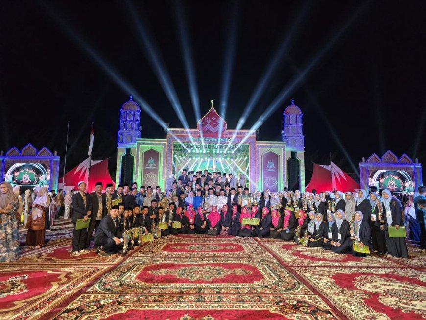Prestasi Membanggakan, Rohil Juara Umum ke-3 MTQ, Juara 1 kafilah dan Juara 2 Stand Bazar