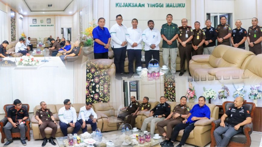 General Manager PT ASDP Cabang Ambon Disambut Kajati Maluku Agoes SP