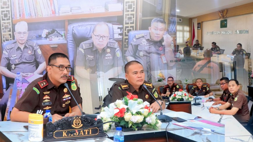Kajati Maluku dan Jajarannya Sukses Tuntaskan Perkara Narkotika Melalui Keadilan Restoratif