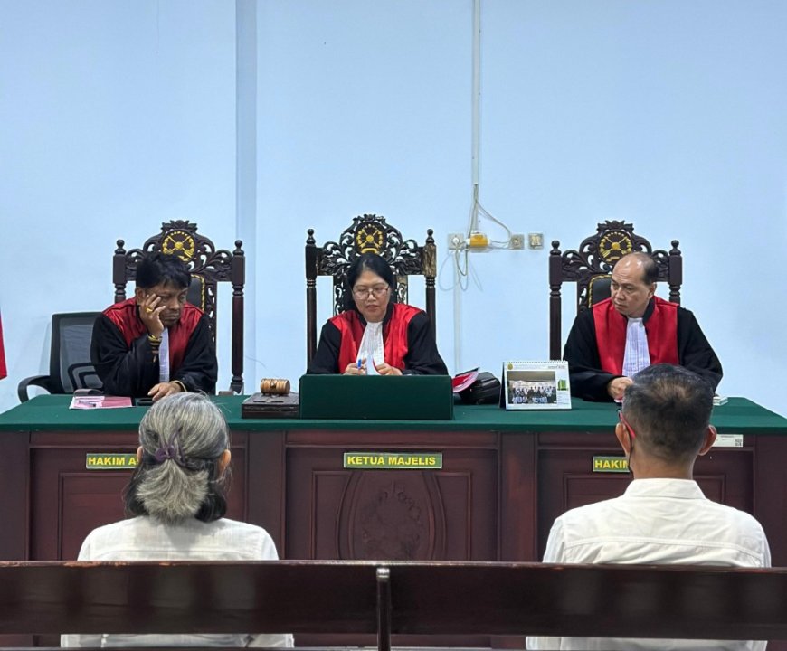 JPU Kejari SBB Sidang Perdana Perkara Tipikor Dana Bansos Covid-19 Kabupaten SBB Maluku