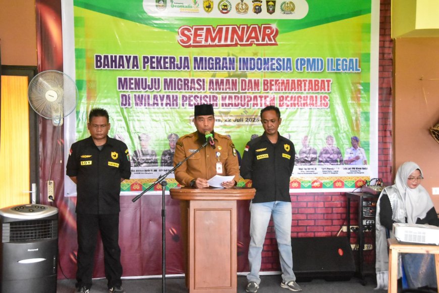 Kasmarni : Dengan Seminar Diharapkan Masyarakat Sadar Terhadap Bahaya Pekerja Migran Indonesia Ilegal