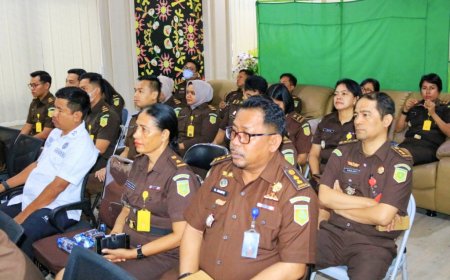 Agoes SP Hadiri Rapat Evaluasi Capaian Kinerja Semester I Kejaksaan RI Secara Virtual 