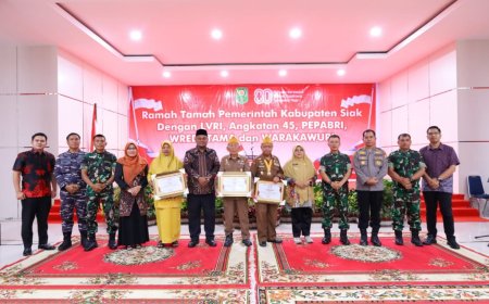 Pemkab Siak Gelar Ramah Tamah Bersama LVRI, Angkatan 45, PEPABRI, Wredatama, dan Warakawuri