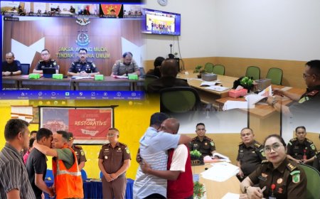 Kejari Ambon Sampaikan Penuntasan Perkara Narkotika dan Penganiayaan Kepada JAM Pidum