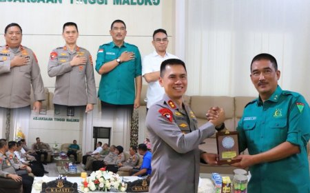 Agoes SP Terima Kunjungan Kapolda Maluku Di Kejati Maluku