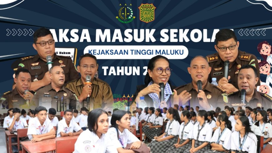 JMS Kejati Maluku Buka Agen Perubahan Di Dua SMA Kristen