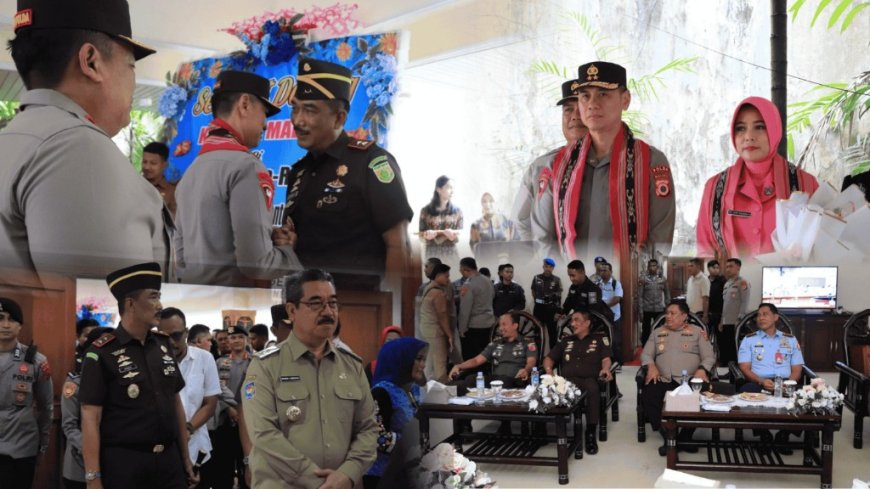 Kajati Maluku dan Forkopimda Jemput Kapolda Yang Baru